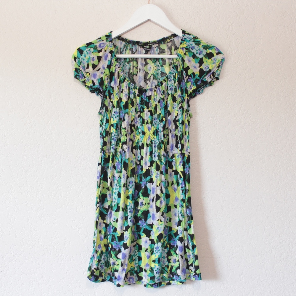 Daisy Fuentes Floral Tunic Blouse
